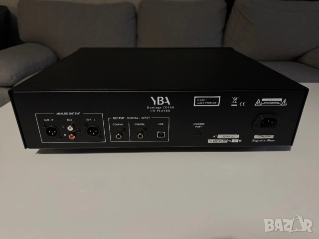 YBA Heritage CD100 Cd Player USB DAC , снимка 8 - Аудиосистеми - 54550089