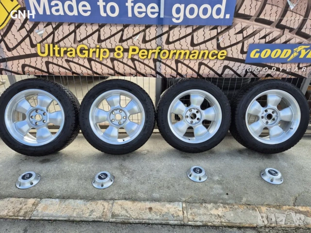 Джанти Borbet 18 цола , 5х114,3, 8j , et20 , 245/50/18 Jeep Kia Honda, снимка 2 - Гуми и джанти - 54484572