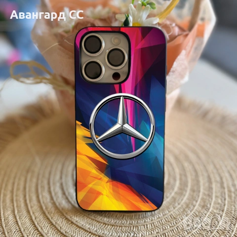 Силиконов Калъф за iPhone с лого Mercedes, снимка 18 - Калъфи, кейсове - 54611185