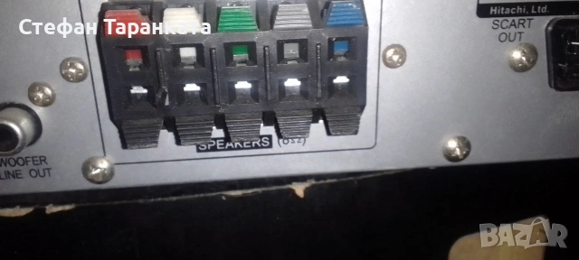 усилвател със радио тунер Hitachi DVD player , снимка 6 - Ресийвъри, усилватели, смесителни пултове - 54445794