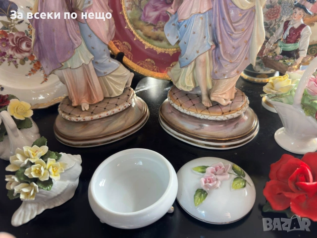 Бижутерката” прелестна  бижутерка на три крачета, немска, с великолепни 3D рози Код P2217, снимка 8 - Подаръци за жени - 54210941