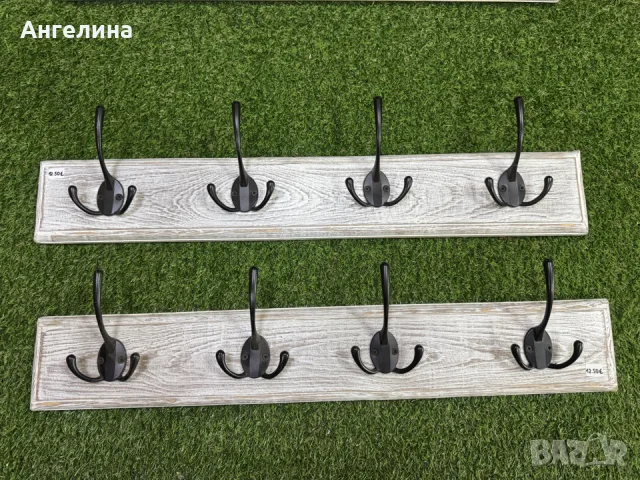 Стенна дървена закачалка , снимка 3 - Други стоки за дома - 30925105