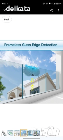 Робот за почистване на прозорци iDEEBO C200 Window Cleaning Robot, снимка 10 - Прахосмукачки - 54961557