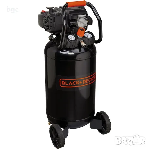 Вертикален 100л Компресор Безмаслен Black&Decker BD 227/50V-NK, 50 л, 2 кс, 10 бара