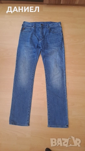 Оригинални мъжки дънки Armani Jeans размер W30 L32, снимка 2 - Дънки - 55078508