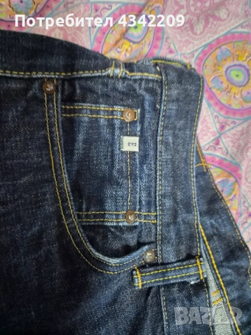 японски Selvage Denim Edwin E-STANDARD, снимка 5 - Дънки - 54664250