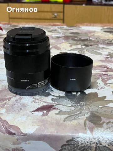 Продавам Sony E, 50мм F1.8 OSS, снимка 6 - Обективи и филтри - 54683248