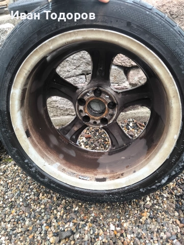 Джанти с гуми 17 " 7.5 J et36 225/45/17 Мерцедес Mercedes w203 w209 w210 w202, снимка 18 - Гуми и джанти - 54550152