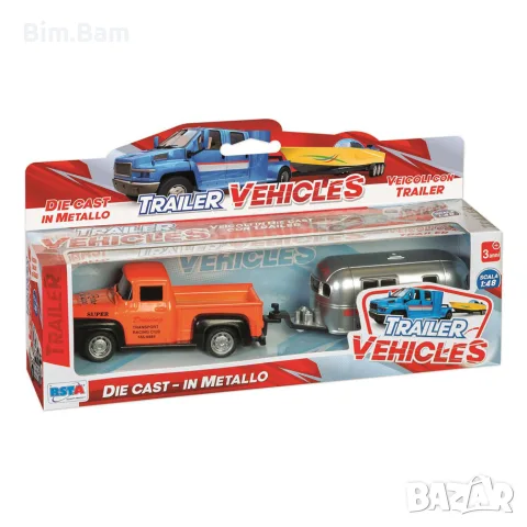 Комплект ретро пикап с каравана / RS Toys