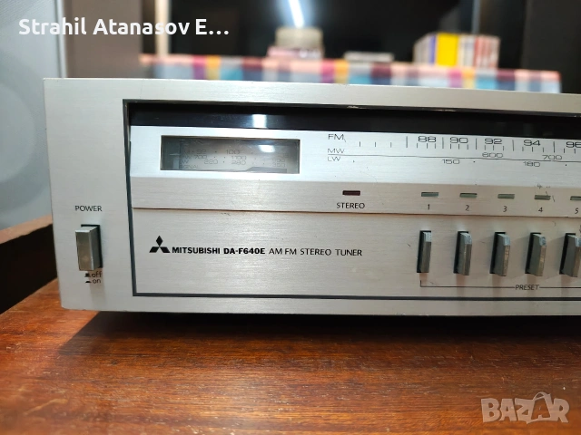 Mitsubishi DA-F640E Стерео Тунер, снимка 4 - Радиокасетофони, транзистори - 55238890