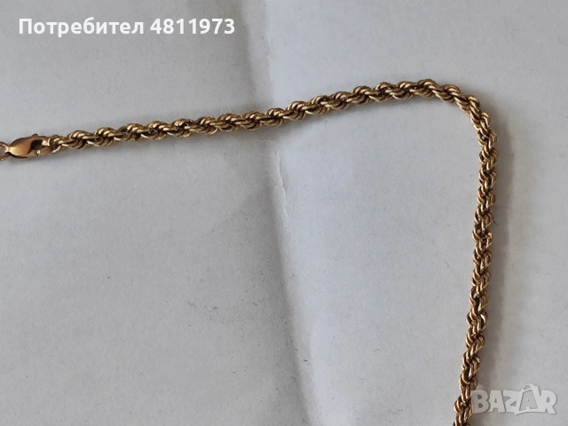 Златна верижка 10 С, снимка 4 - Колиета, медальони, синджири - 54376274