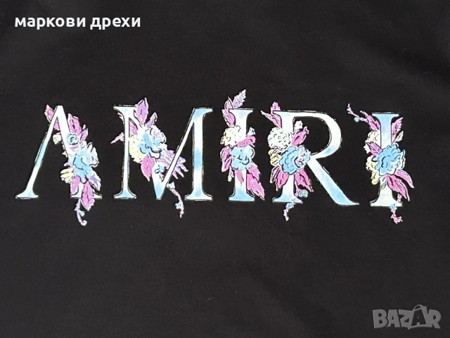 AMIRI мъжка тениска в черен  M, снимка 6 - Тениски - 54901167