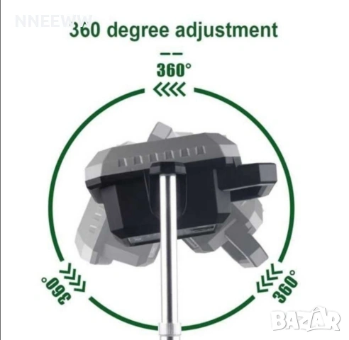 Мощна акумулаторна работна лампа - телескопична жълта и бяла светлина, снимка 5 - Прожектори - 53951449