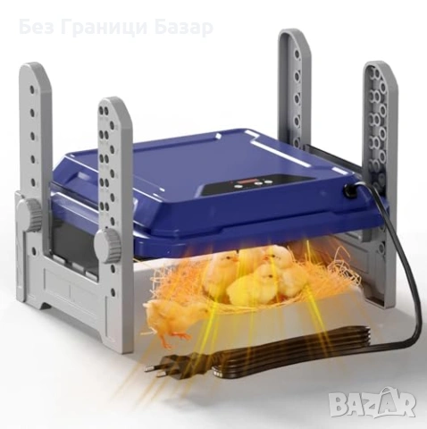 Нова Плоча за отопление на пиленца и патенца 50W LED дисплей регулируема височина