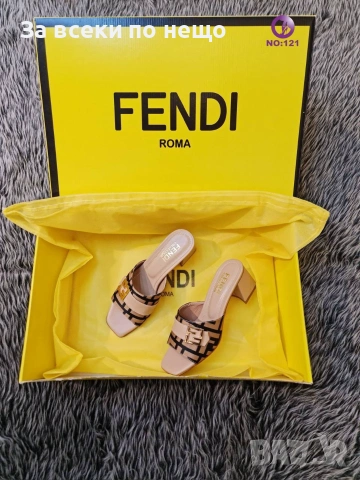 Fendi Дамски Чехли Фенди - Различни Цветове Код SK1735, снимка 5 - Чехли - 54976537