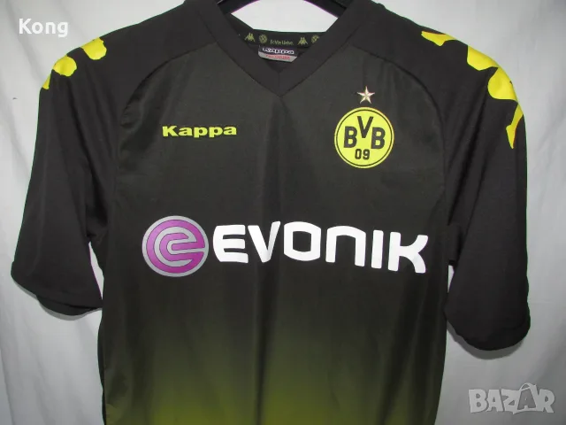 винтидж фланелка Милан AC Milan Италия kappa BVB Borussia Dortmund Германия Борусия Дортмунд, снимка 3 - Футбол - 55359419