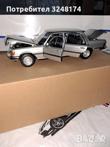 Mercedes Benz SEL 450 W 116 /Norev 1:18 , снимка 4 - Колекции - 54583686