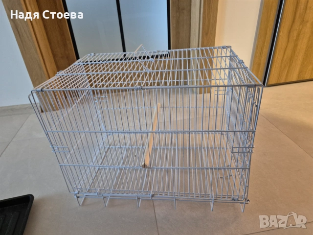 Сгъваема транспортна клетка, снимка 2 - Папагали - 54948398
