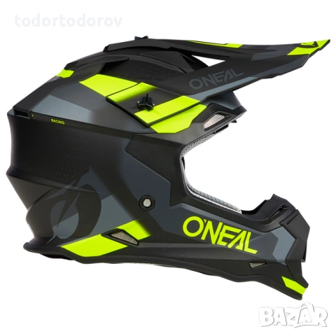 ТОП ОФЕРТА Мотокрос мото каска ONEAL 3SRS RANCID ,L 59-60 см. .NEW 244.48 лв. / 125 €, снимка 2 - Аксесоари и консумативи - 54840615