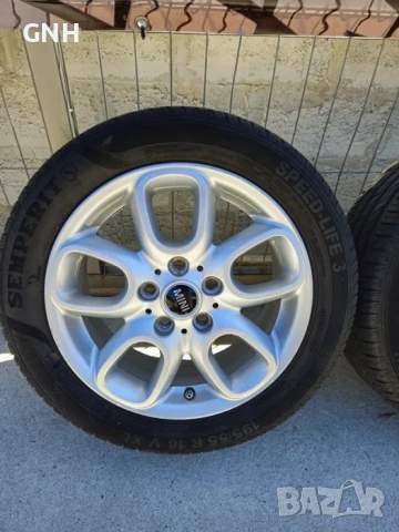 Джанти Mini 16 цола 5х112 , 6.5j , et54 195/55/16 Vw Audi Seat Skoda, снимка 2 - Гуми и джанти - 54483950