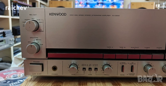 KENWOOD KA-2200 – Върхов модел усилвател на марката ★ █▬█ █ ▀█▀ ★, снимка 2 - Ресийвъри, усилватели, смесителни пултове - 54980662