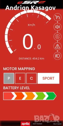 тротинетка aprilia sr 2, снимка 4 - Друга електроника - 54509780