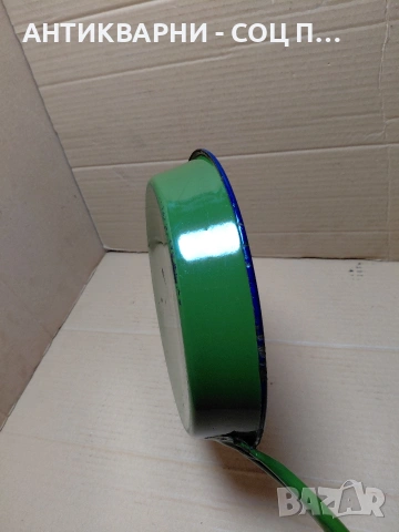 Соц Стар Емалиран Тиган. НОМЕР 342., снимка 7 - Антикварни и старинни предмети - 54101790