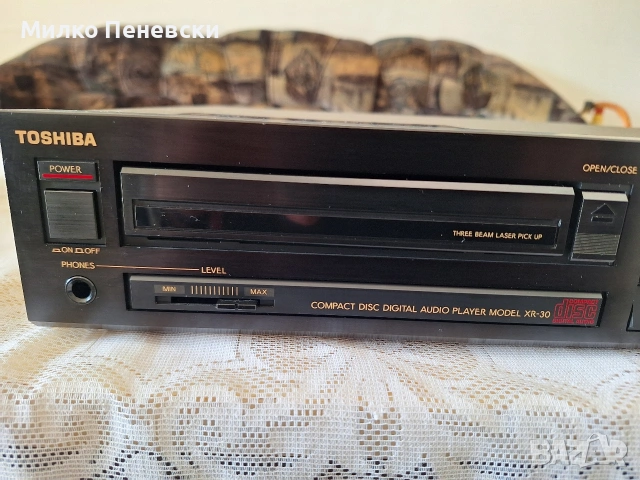 TOSHIBA HI FI STEREO COMPACT DISC PLAIER XR-30.MADE IN JAPAN., снимка 4 - MP3 и MP4 плеъри - 54099055