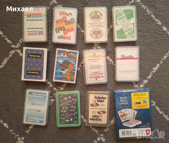 Различни карти за игра, снимка 2 - Карти за игра - 52907619