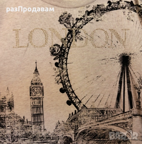 Блуза с Картина - Лондон - LONDON-UK- LC WAIKIKI, снимка 8 - Тениски - 54606282
