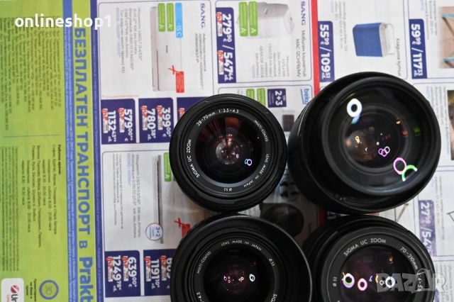 Комплект 4 бр обективи Sigma за Nikon (За почистване / Части) 20 евро за всички, снимка 3 - Обективи и филтри - 55076476