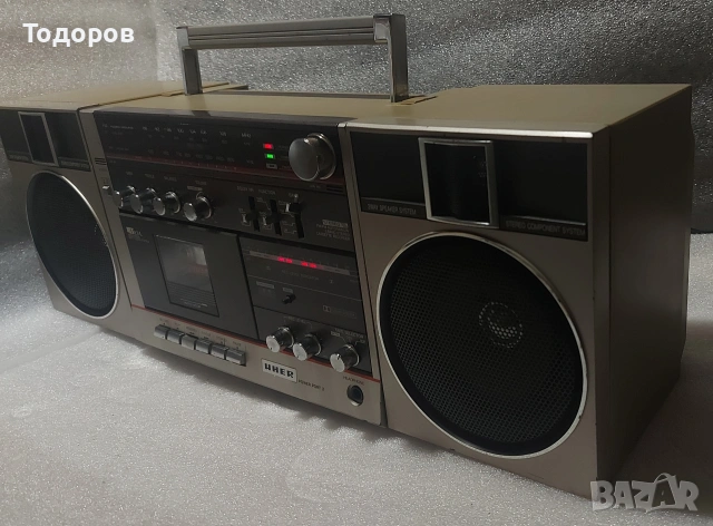 Uher Power Port 2 Stereo Radio Cassette Recorder , снимка 5 - Радиокасетофони, транзистори - 54743382