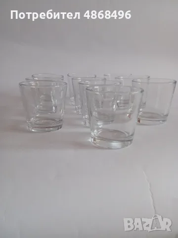 Стъклени чаши за ракия и други напитки 