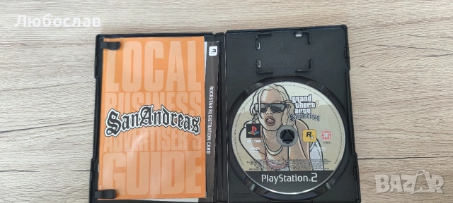 GTA San Andreas PS2, playstation 2, снимка 2 - Игри за PlayStation - 54411055