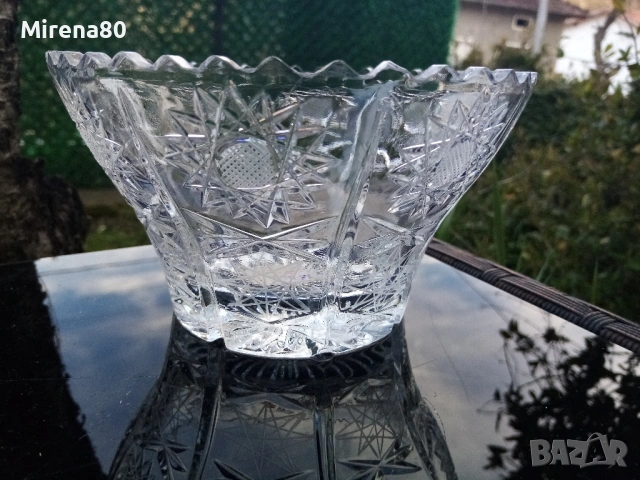 Българска кристална фруктиера - нова !, снимка 6 - Антикварни и старинни предмети - 54134827