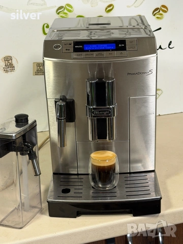 Кафемашина кафе автомат delonghi Primadonna S с гаранция, снимка 4 - Кафемашини - 55227643