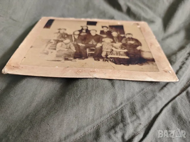 Продавам стара снимка картон семейство сватбена,семейство 1893, снимка 3 - Други ценни предмети - 37821672