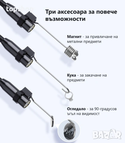 Нов Индустриален ендоскоп ANESOK G30-M – 4.3" Дисплей, 1080p HD Бороскоп  , снимка 13 - Аксесоари и консумативи - 54575150
