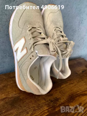 Оригинални New Balance 574 Бежови – №43 (27.5 см) / Като нови, снимка 8 - Маратонки - 55605047