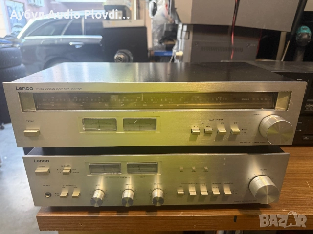 Lenco MAP 3400 25+25 Watt RMS интегриран стерео усилвател, и Lenco MTN-4300 Радио