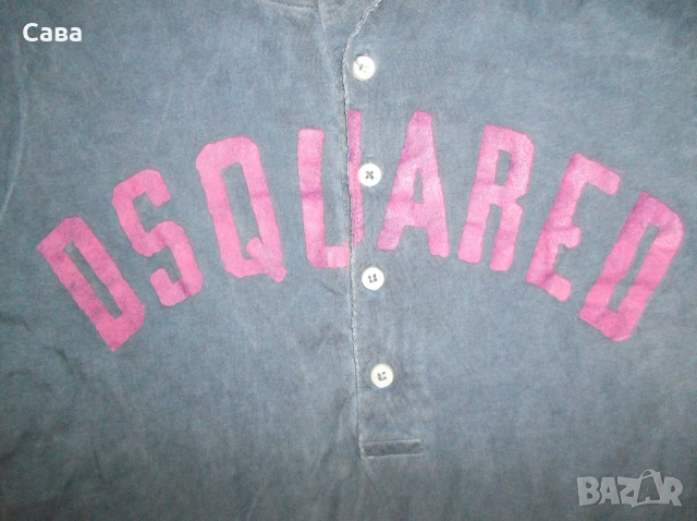 Тениска DSQUARED2  мъжка,С, снимка 2 - Тениски - 55253054