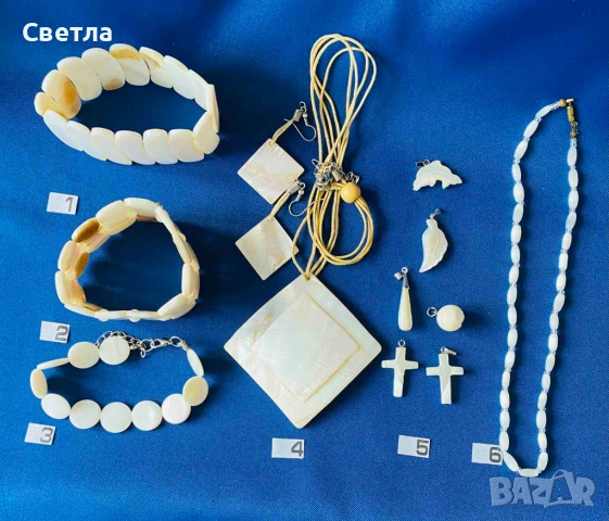 БИЖУТА - седефени, колиета, 3 снимки, цени в текста, снимка 2 - Колиета, медальони, синджири - 45904340