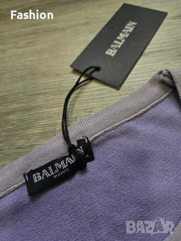 НОВ жесток топ / тениска BALMAIN. M номер, снимка 4 - Други - 54373712