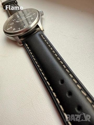 Mühle-Glashütte Terrasport Edition Lufthansa мъжки часовник Пилотски военен водоустойчив швейцарски , снимка 10 - Мъжки - 54174349