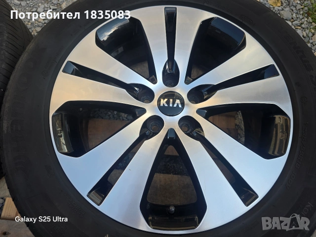 Лети джанти 18ки 5х114.3 Kia + летни гуми 235/55/18, снимка 7 - Гуми и джанти - 54825983