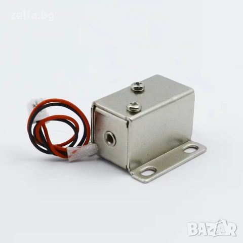 Електромагнитен насрещник 12V DC – Компактна електрическа брава за контрол на достъпа 10387, снимка 3 - Друга електроника - 54691881
