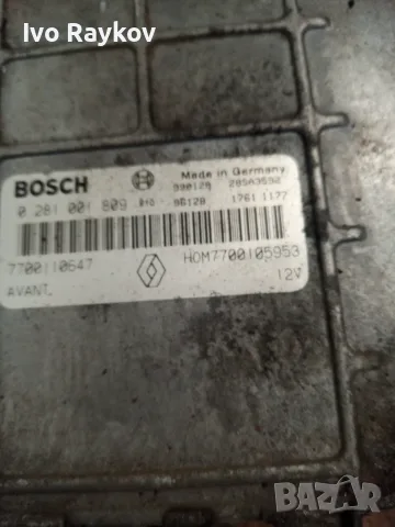 Компютър , ECU , RENAULT 0281001809 Bosch 7700105953 , 7700110647, снимка 4 - Части - 55334095