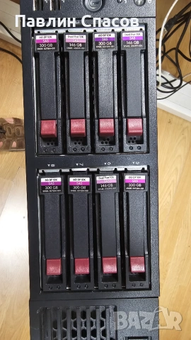 2U сървър HP ProLiant DL360 G7 – 2x E5620, 16GB RAM, 4x 1GbE, Smart Array P410i, 2x 460W, 3x146GB SA, снимка 8 - Работни компютри - 55148565