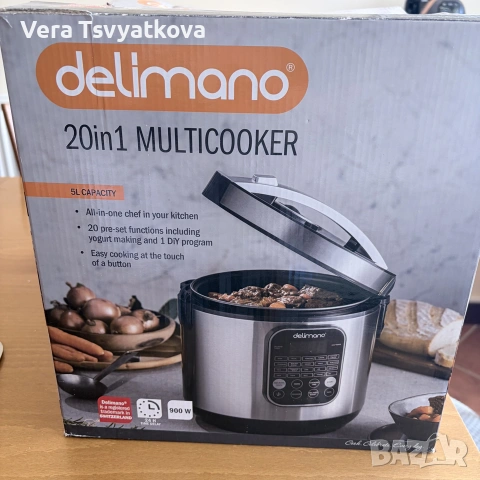Мултикукър Delimano, снимка 3 - Съдове за готвене - 55245641