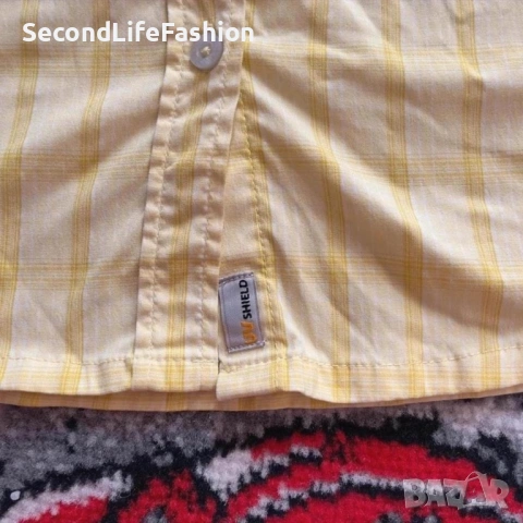 Jack Wolfskin дамска риза с къс ръкав и UV защита размер S, снимка 4 - Ризи - 54167385